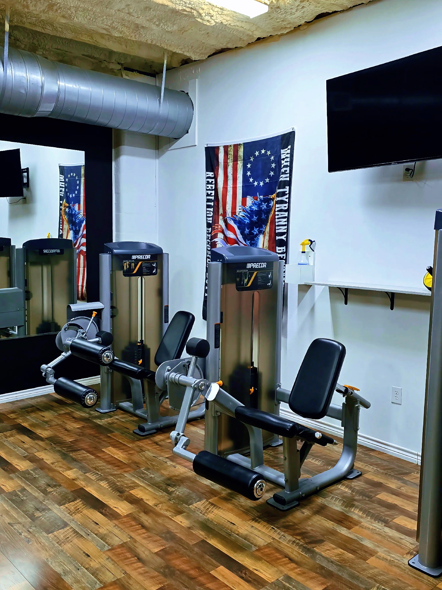 Leg extension machines